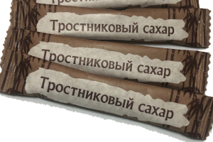 тростниковый порционный сахар